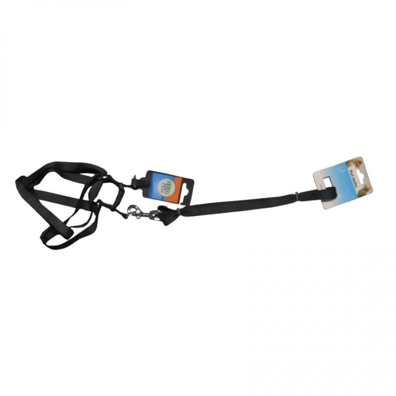 Conjunto Arnés Y Correa Liso Medium Perros Cachorros Mascota