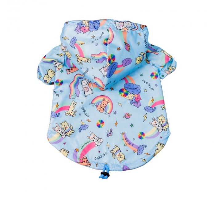 Piloto Impermeable Pride Ropa Perros Mascotas Cachorros