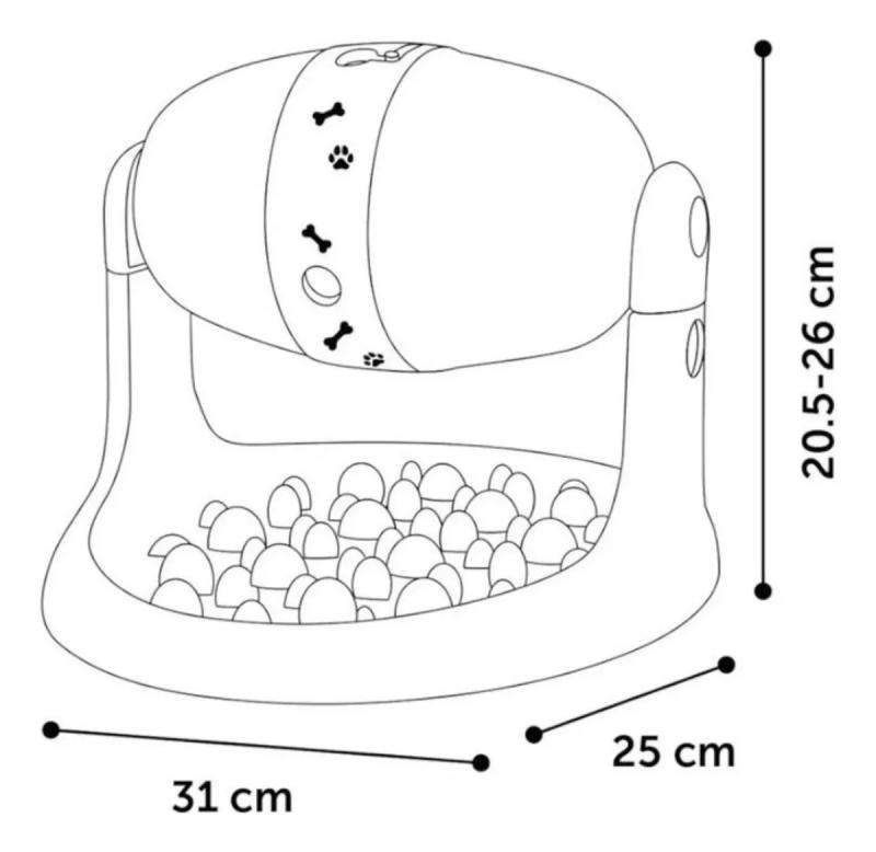 Comedero Interactivo Come Lento Giratorio Mascotas