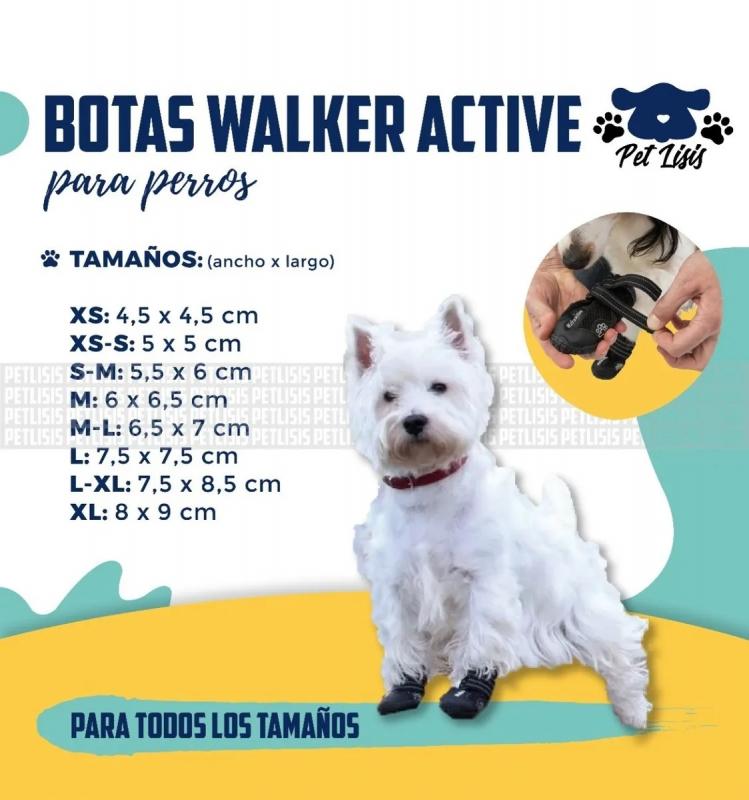 Botitas Perro Antideslizante Suela Goma Active L-xl Trixie