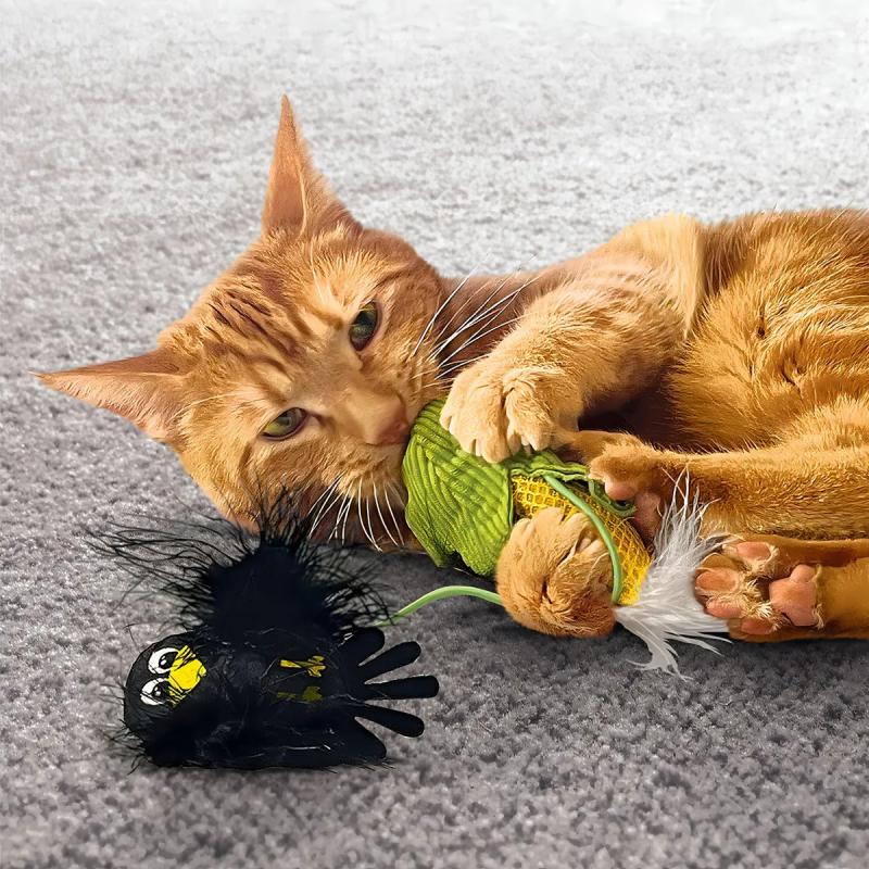 Juguete Para Gatos Flingaroo Corny Con Catnip Y Crunch Kong