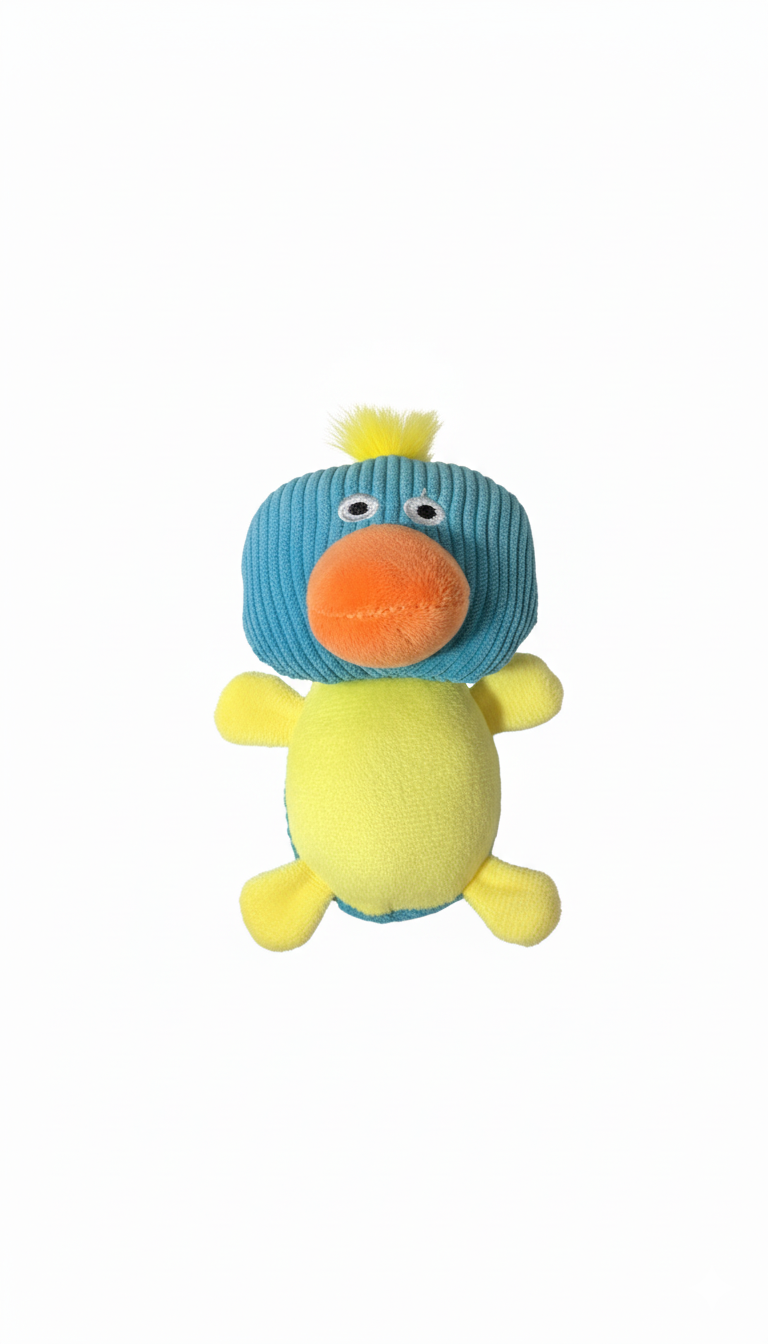 Juguete Peluche Para Perros Pato Con Chifle Petlisis Mascota