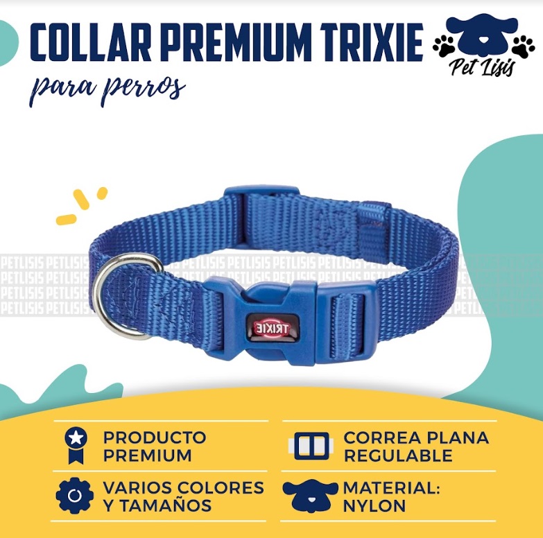 Collar Premium Trixie M-l Perros Cachorros Mascotas