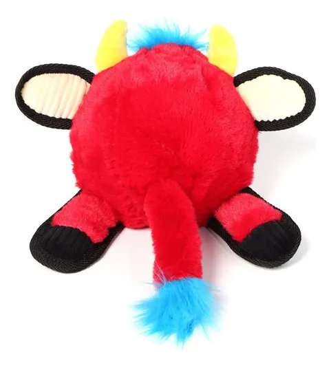 Juguete Peluche Para Perros Toro Jumball Red M Gigwi Millex