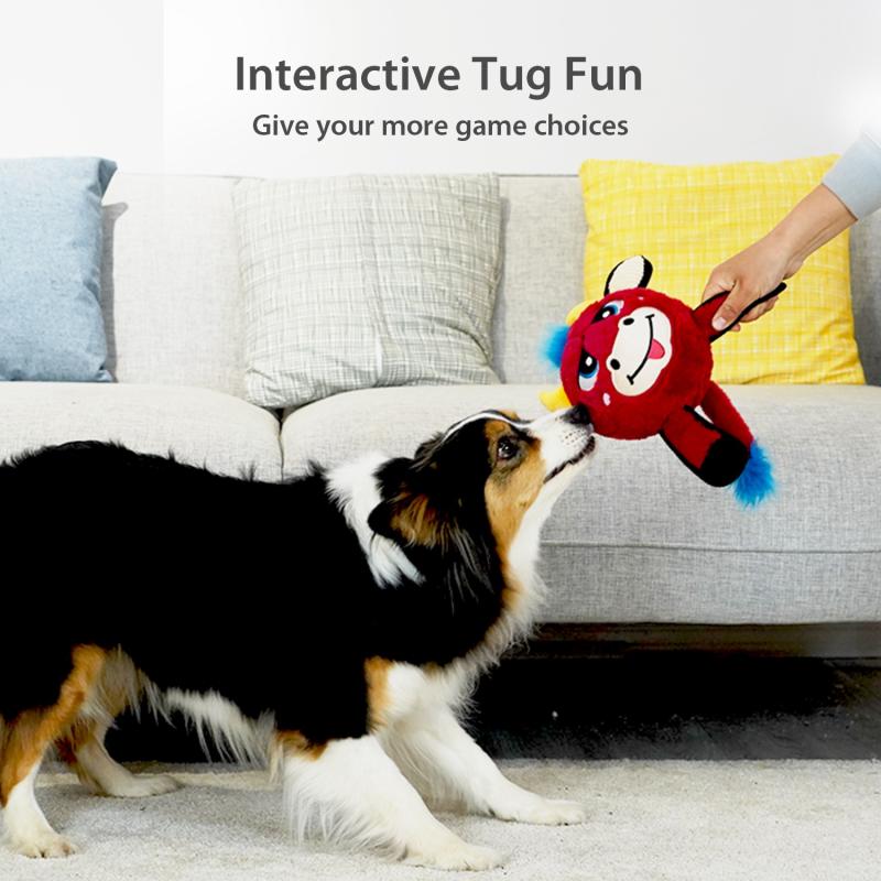 Juguete Peluche Para Perros Toro Jumball Red M Gigwi Millex