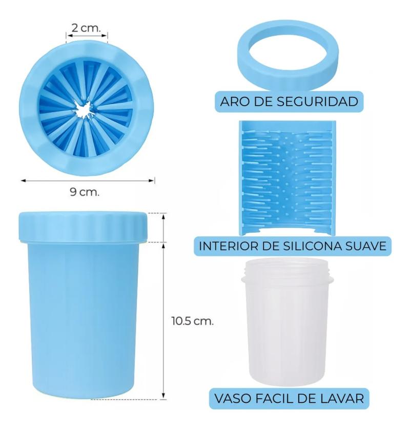 Limpia Pata Para Mascotas Silicona Grande