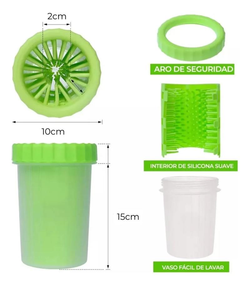 Limpia Pata Para Mascotas Silicona Grande