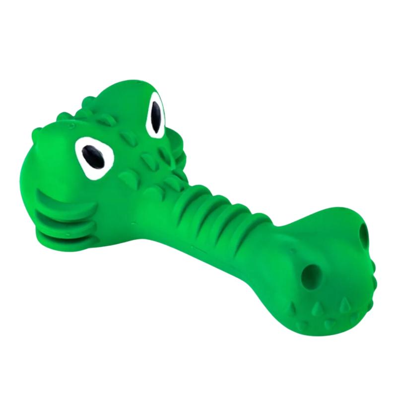 Juguete Cocodrilo Snack Strong Aroma Carne Perros