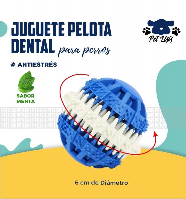 Juguete Pelota Dental Perros Cachorros Mascotas Trixie