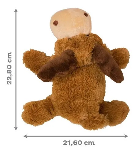 Juguete Peluche Alce Moose Medium Kong Perros Mascotas