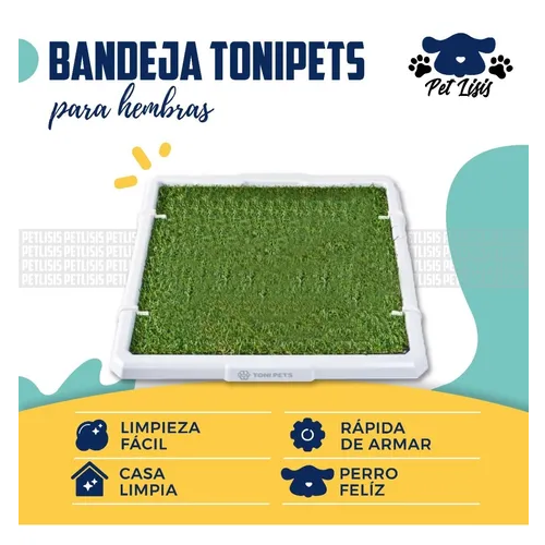Bandeja Sanitaria Tonipets Mascotas Perros Cachorros