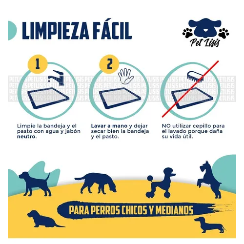 Bandeja Sanitaria Tonipets Mascotas Perros Cachorros