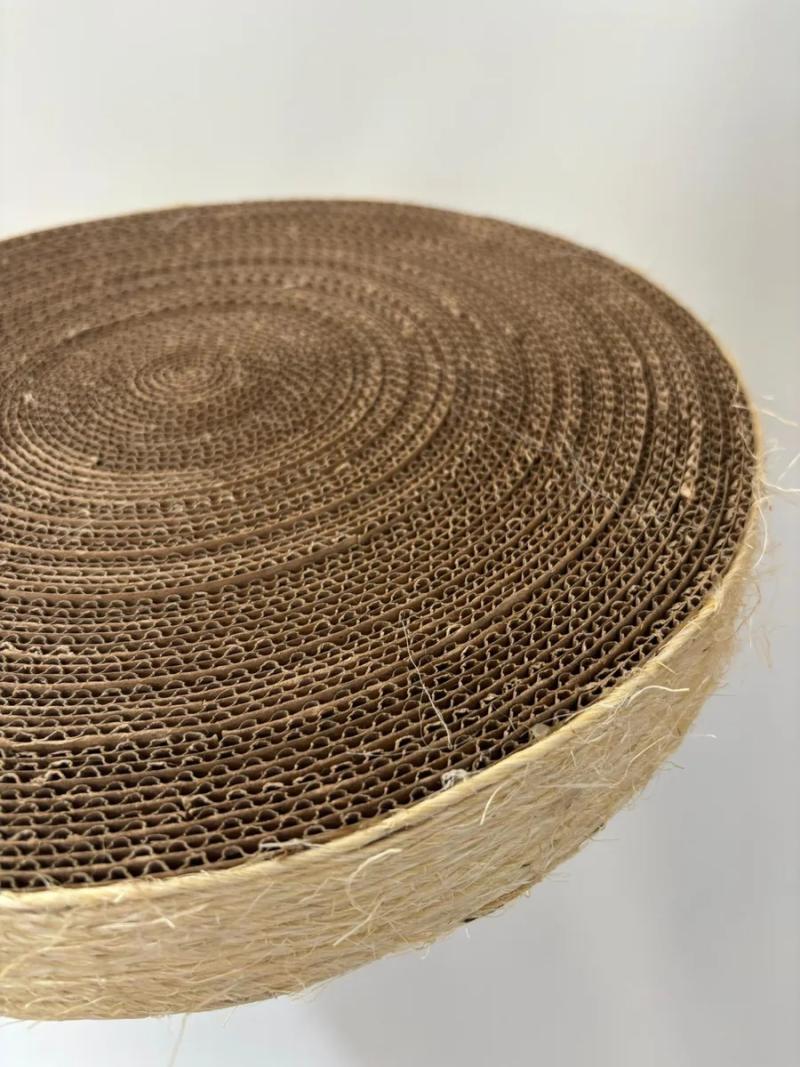 Rascador Para Gatos Rascat Rueda Cartón Y Yute 35 Cm Premium