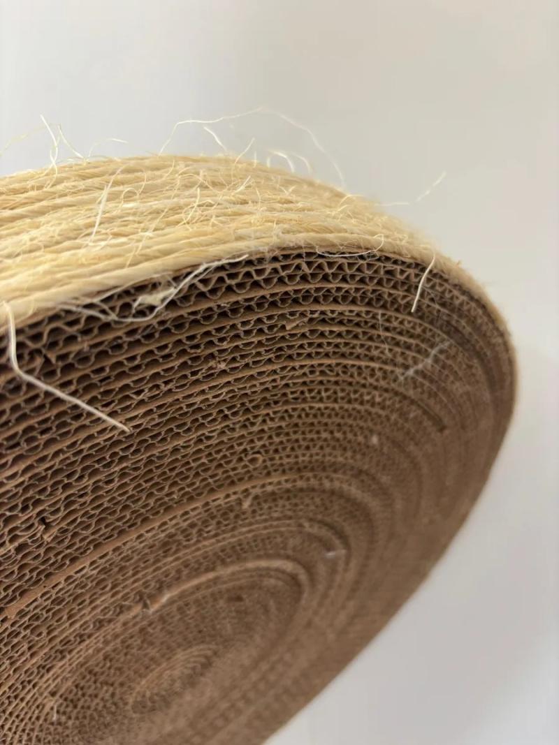 Rascador Para Gatos Rascat Rueda Cartón Y Yute 35 Cm Premium