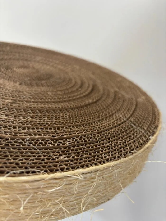 Rascador Para Gatos Rascat Rueda Cartón Y Yute 35 Cm Premium