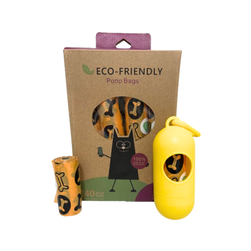 Dispenser Y Bolsas Sanitarias X16 Rollos Perros