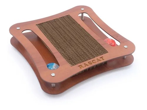 Juguete Rascador Doble Pelota Para Gatos Rascat