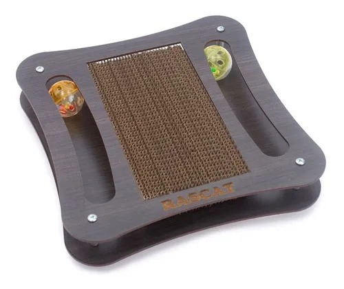 Juguete Rascador Doble Pelota Para Gatos Rascat