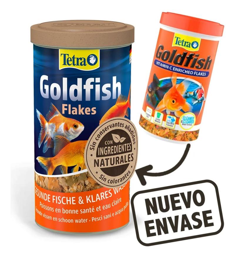 Alimento Para Peces Goldfish Flakes 52g Tetra Acuario Pecera