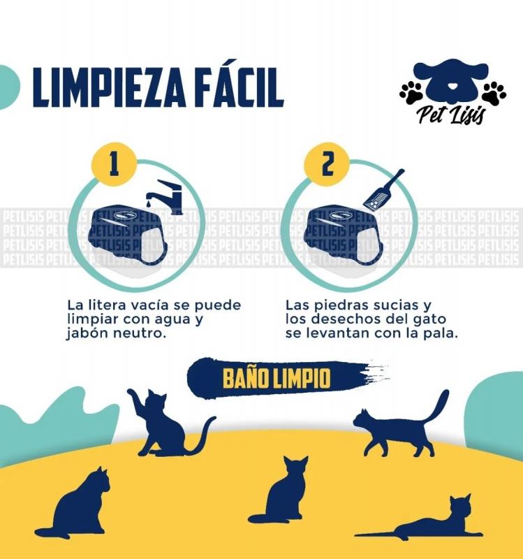 Litera Cathy C/filtro Carbón Baño Arenero Gatos Persa Siames