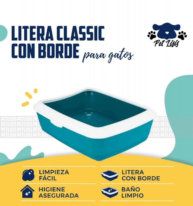 Litera Classic C/ Borde Trixie Gatos Persa Mascotas