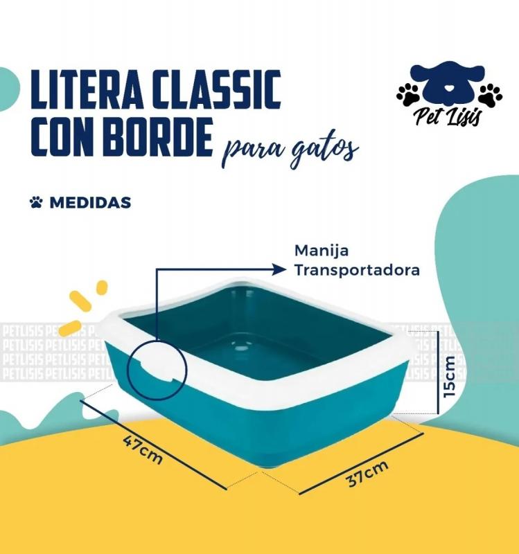 Litera Classic C/ Borde Trixie Gatos Persa Mascotas