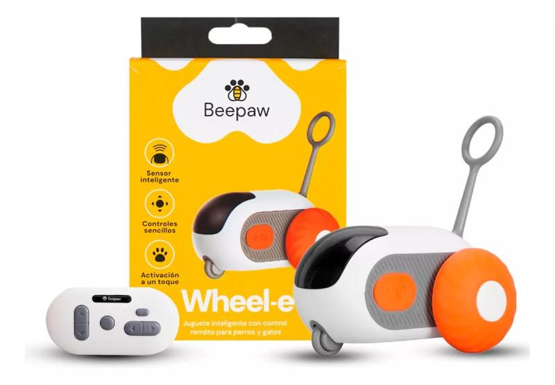 Juguete Para Gatos Raton Inteligente Wheel-E Beepaw