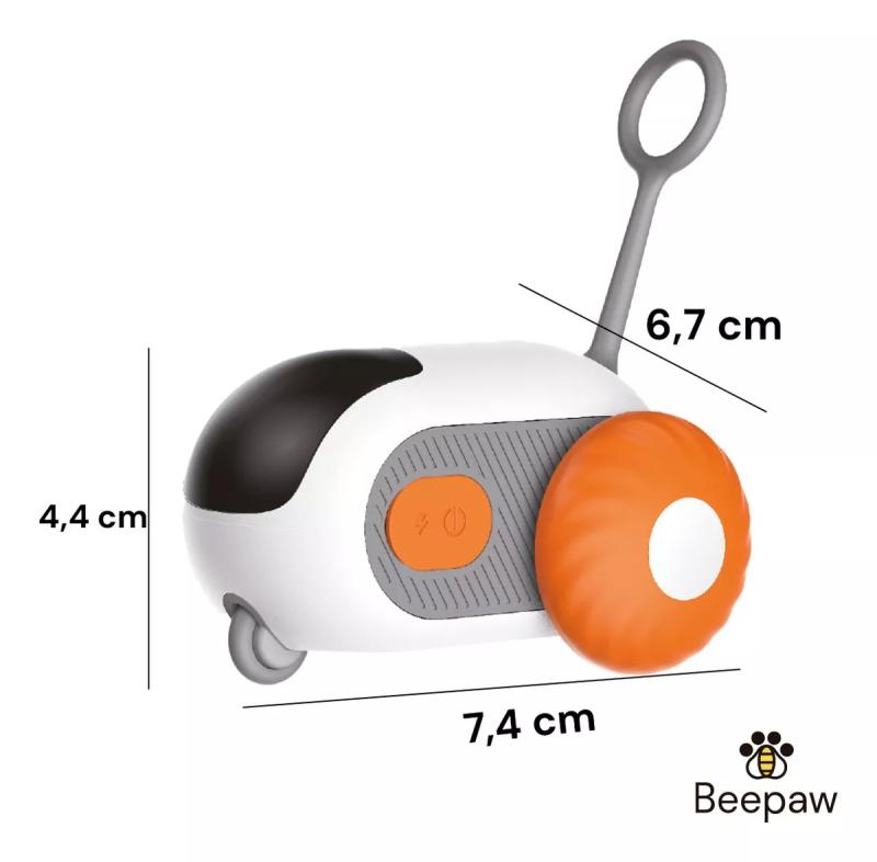 Juguete Para Gatos Raton Inteligente Wheel-E Beepaw