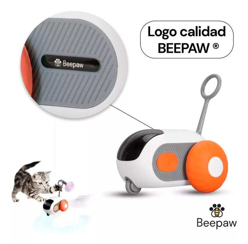 Juguete Para Gatos Raton Inteligente Wheel-E Beepaw