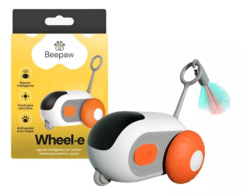 Juguete Para Gatos Raton Inteligente Wheel-E Beepaw