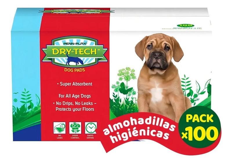 Paños Sanitarios Adiestramiento Dry-Tech x100u