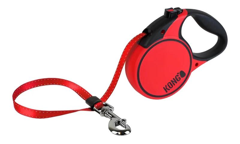 Correa Retractil Terrain Medium 5m Kong Para Perros Mascotas