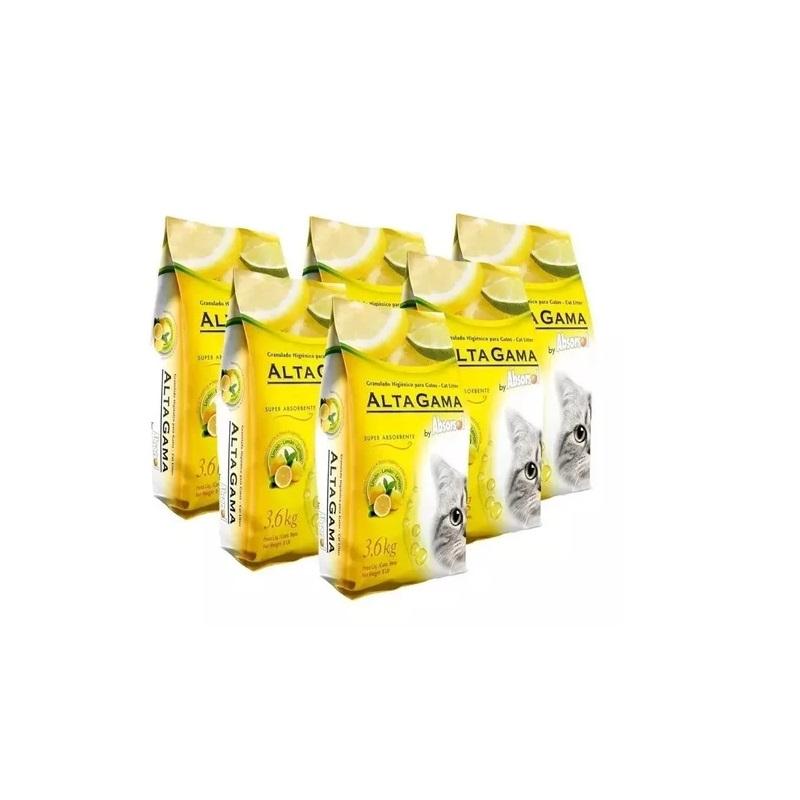 Piedritas Para Gatos Alta Gama Perfumada 6u. D 3.6kg Piedras