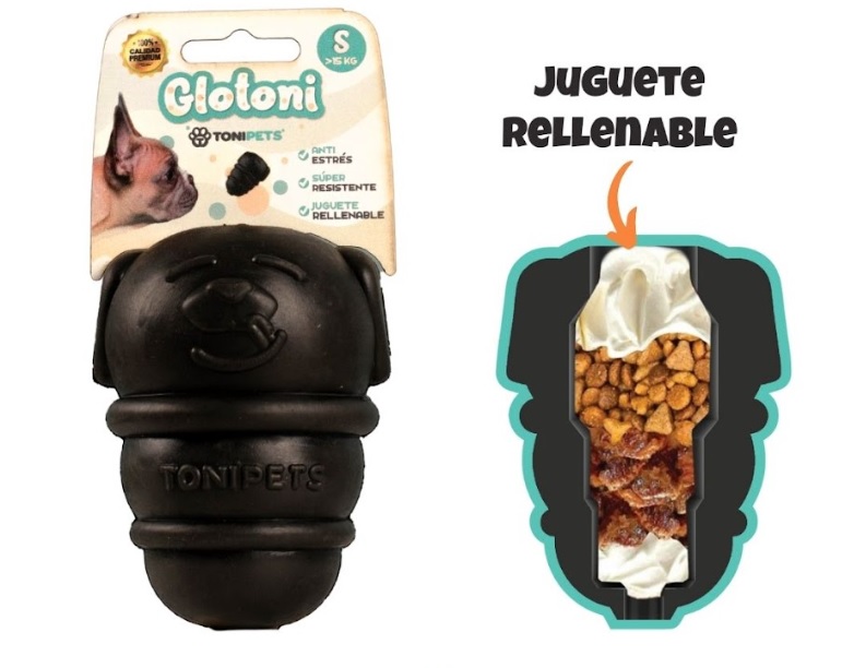 Juguete Rellenable S Glotoni Ex Zambo Perros Cahorro Mascota