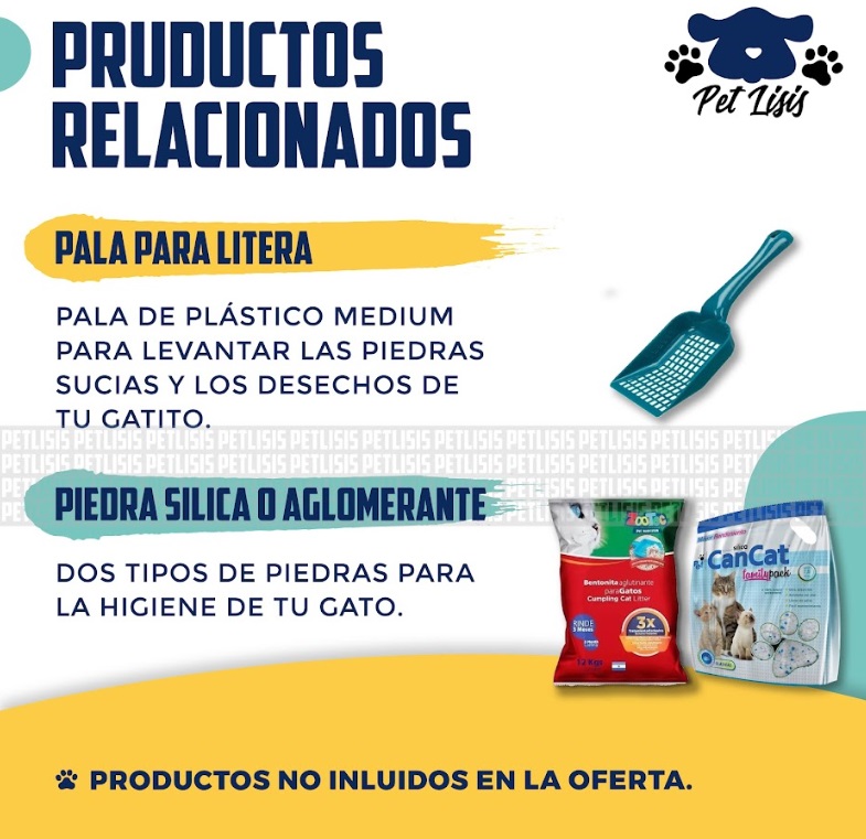 Litera Bandeja Sanitaria Baño Autolimpiante Gatos Trixie