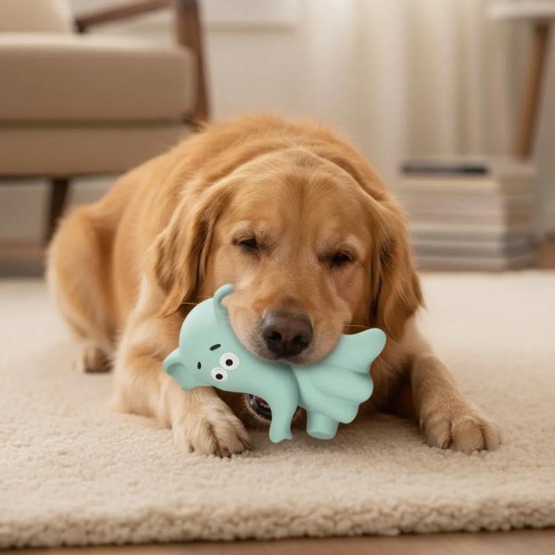 Juguete Mordillo Elefante Vinilo C/chifle Para Perros Cancat