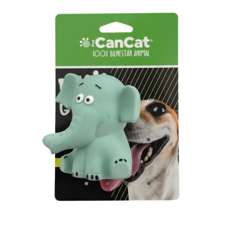 Juguete Mordillo Elefante Vinilo C/chifle Para Perros Cancat