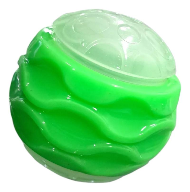 Juguete Pelota Skipy Glow In The Dark Con Chifle Para Perro