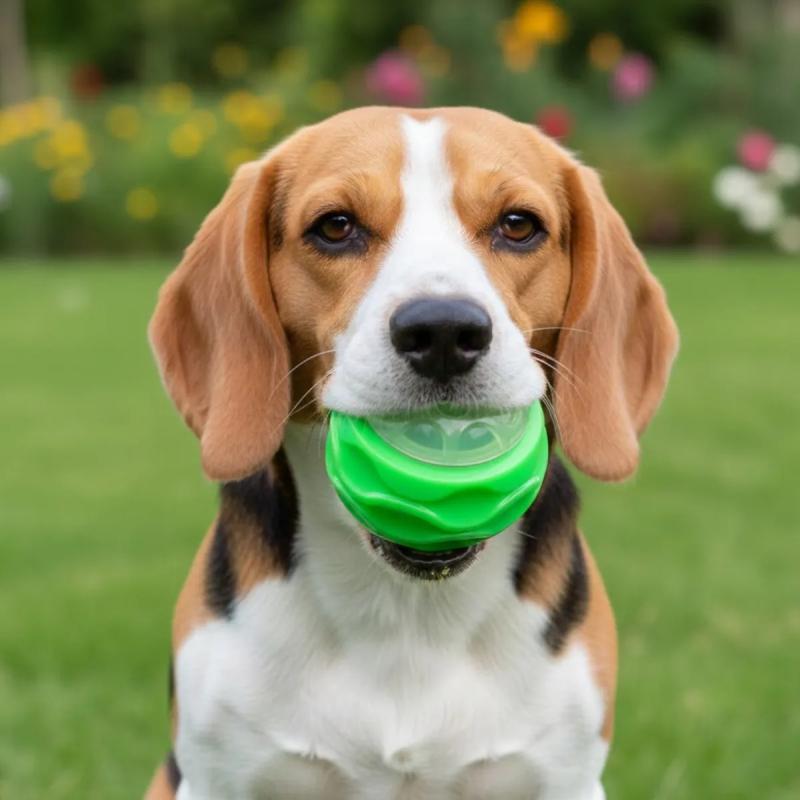 Juguete Pelota Skipy Glow In The Dark Con Chifle Para Perro