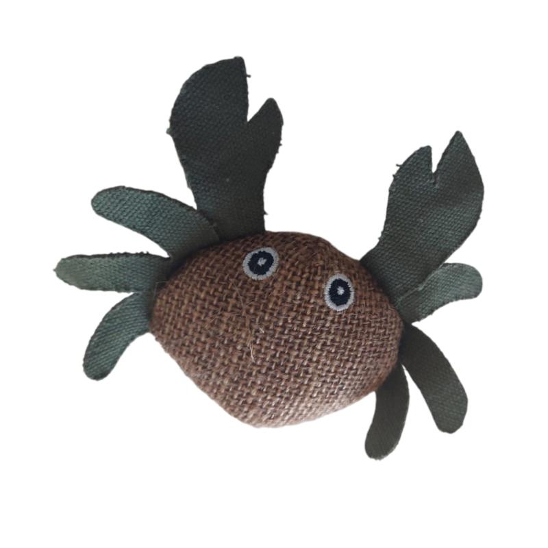 Juguete Peluche Cangrejo Poliéster Gatos Persa Siamés Mascotas