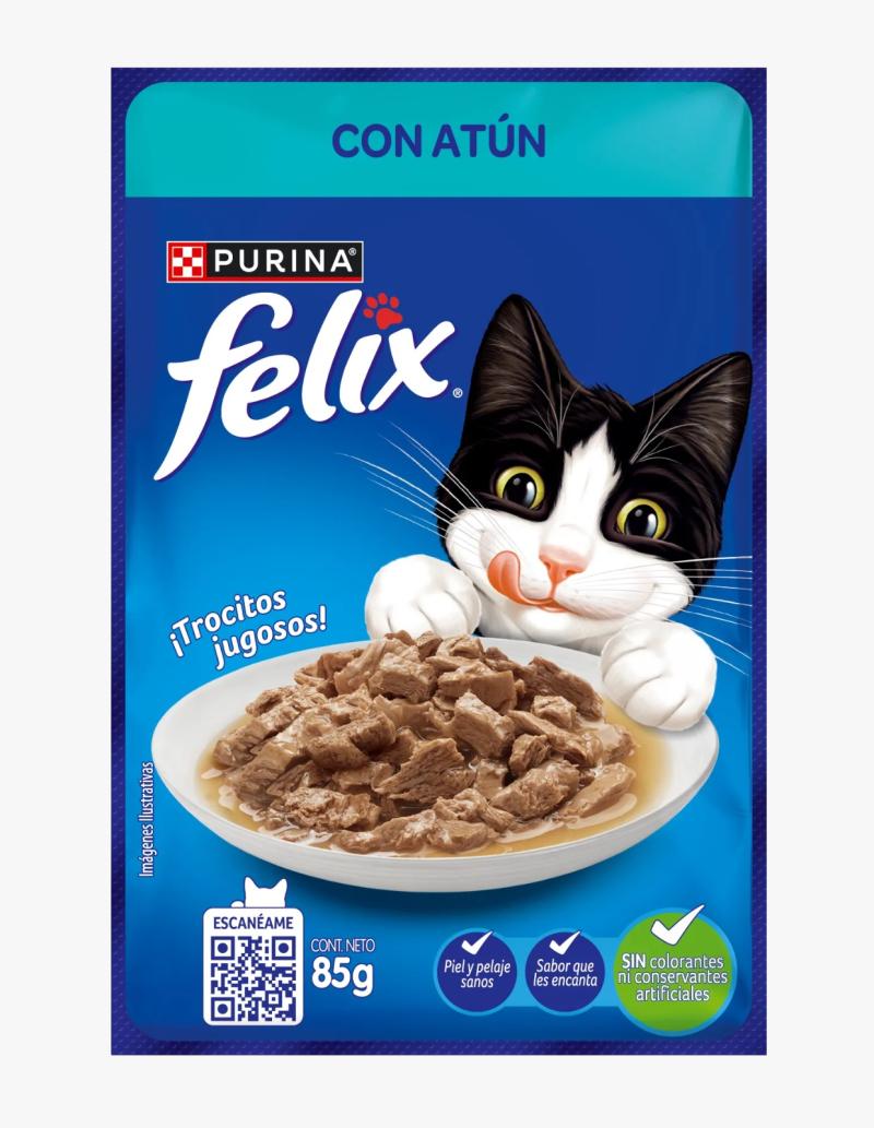 Felix Pouch Gato Adulto Pescado Blanco 85gr