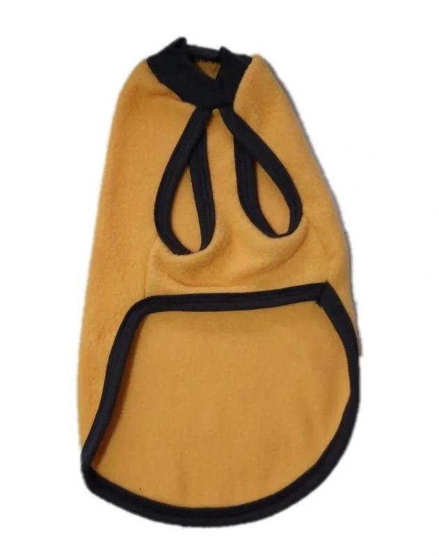 Ropa Para Perros Polar Amarillo Buzo Abrigo Gatos Cachorro Mascotas