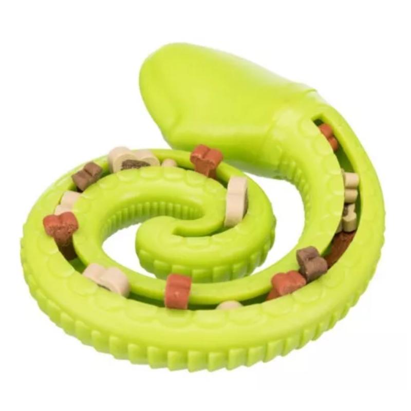 Juguete Dispenser Rellenable Snack Snake 18 Cm Perros