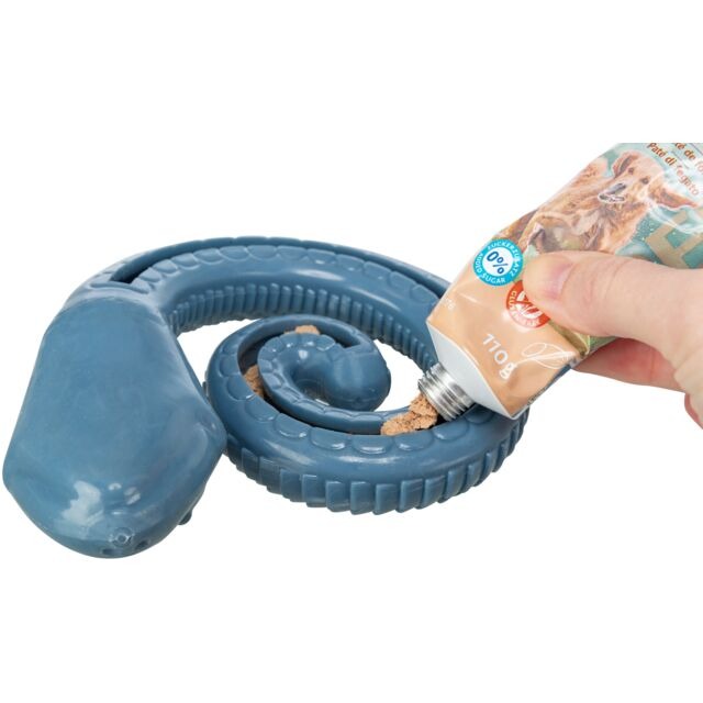 Juguete Dispenser Rellenable Snack Snake 18 Cm Perros