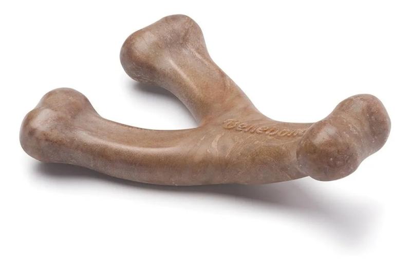 Hueso Dental Masticable Benebone Wishbone S Puppy Sabor Bacon Perros