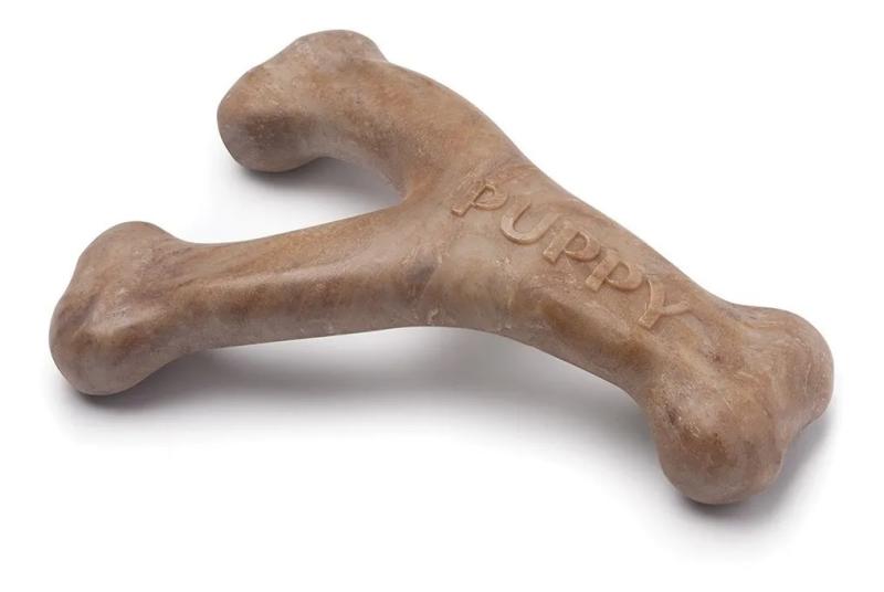 Hueso Dental Masticable Benebone Wishbone S Puppy Sabor Bacon Perros