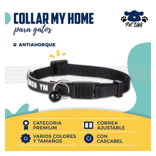 Collar Premium My Home Trixie Gatos Siames Persa Mascotas