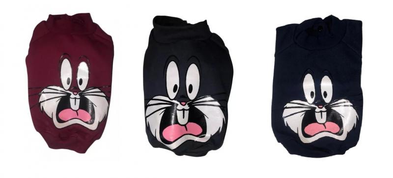 Ropa Para Perros Buzo Animado Bugs Bunny Abrigo Gatos Cachorro Mascotas