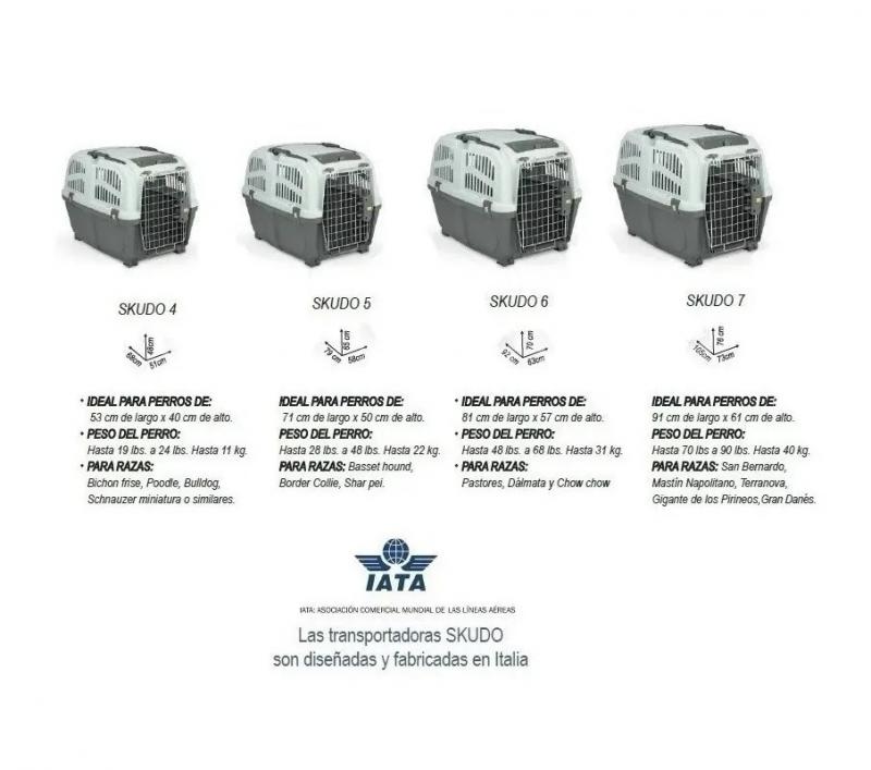 Transportadora Skudo 3 Perros Cachorros Mascotas 40% Off!!