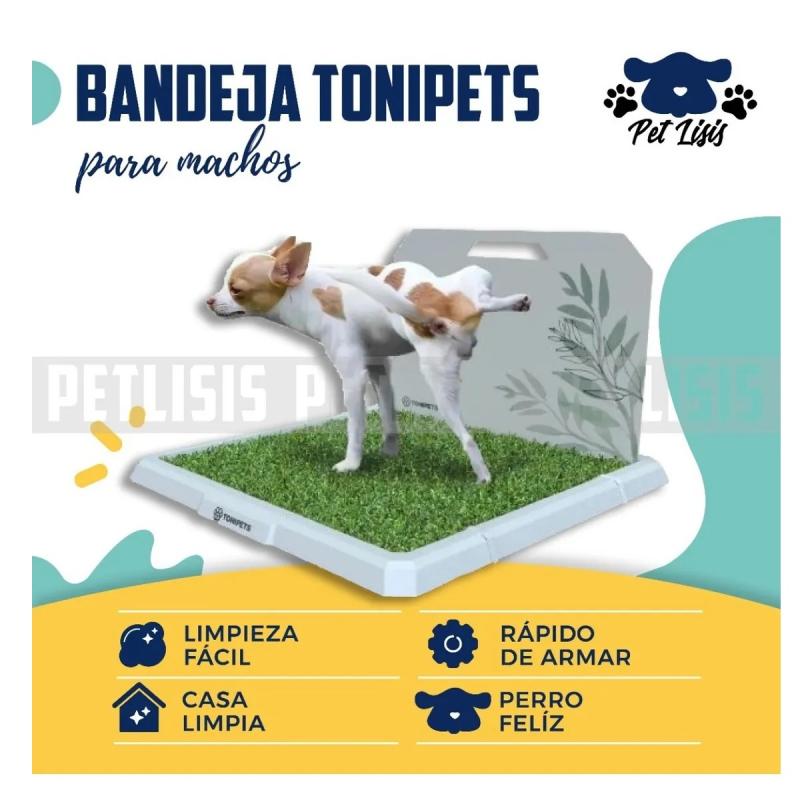 Bandeja Sanitaria Tonipets Mini C/acc Perro Cachorro Mascota